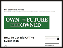 Tablet Screenshot of foreconomicjustice.org
